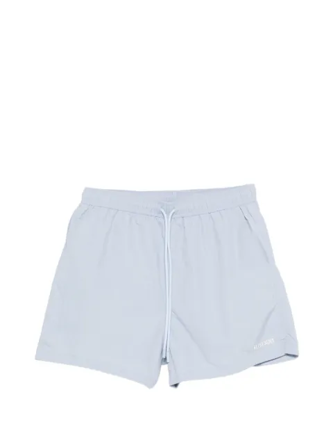 Represent drawstring swim shorts