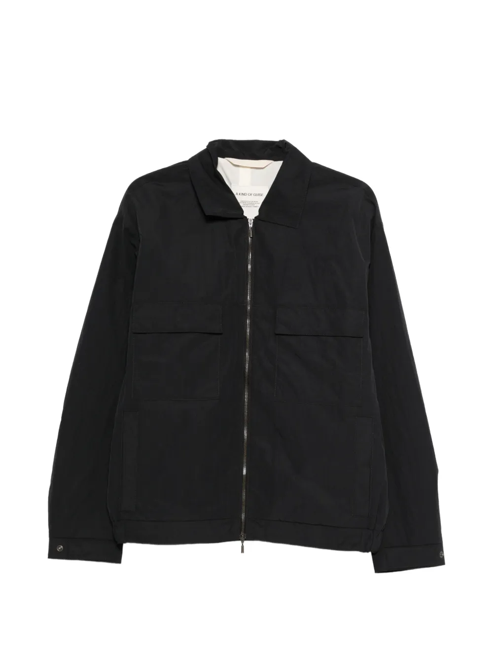 A Kind of Guise Embu patch pocket zip jacket - Schwarz