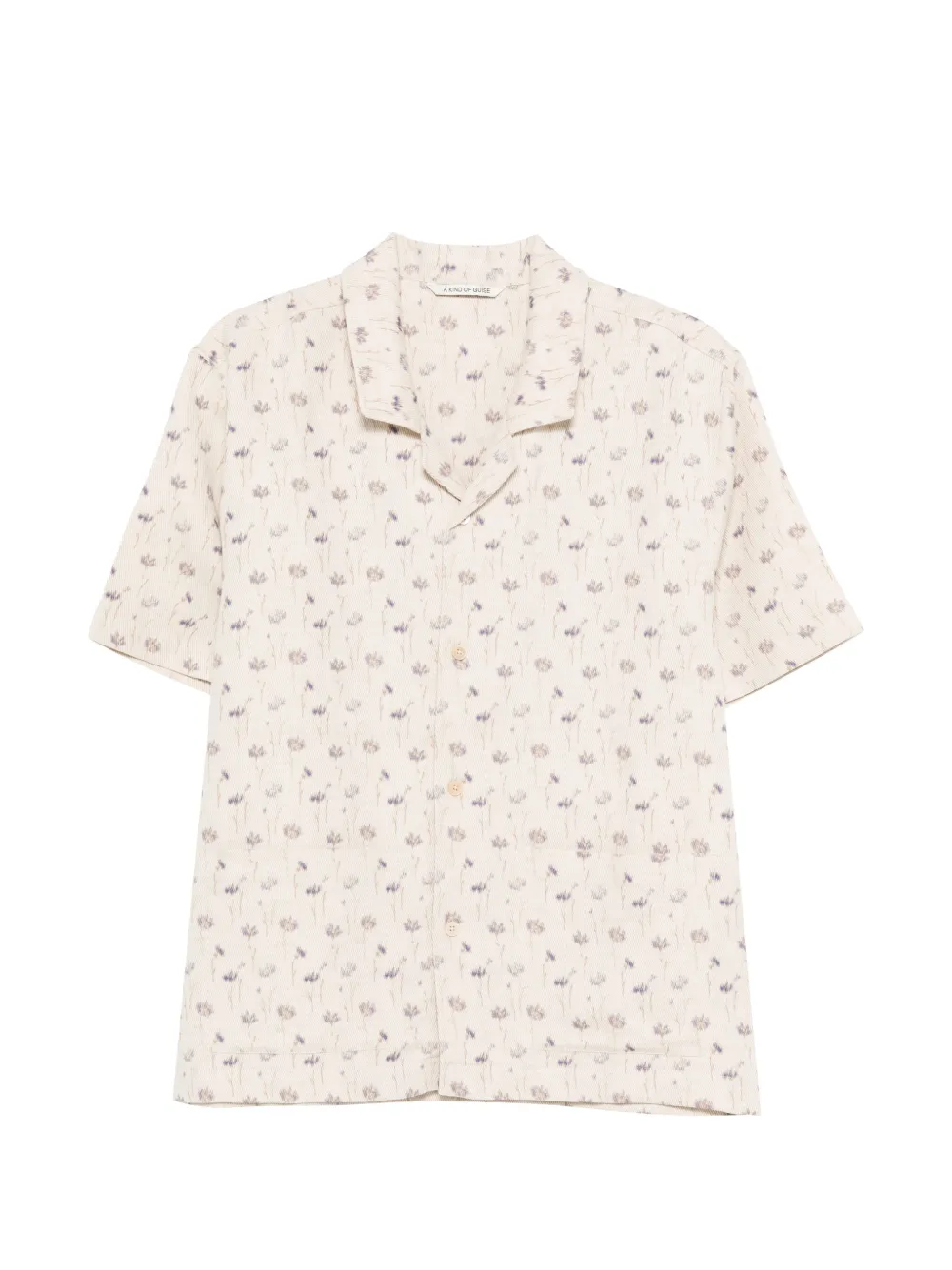 A Kind of Guise Salvi floral field short-sleeve shirt - Toni neutri
