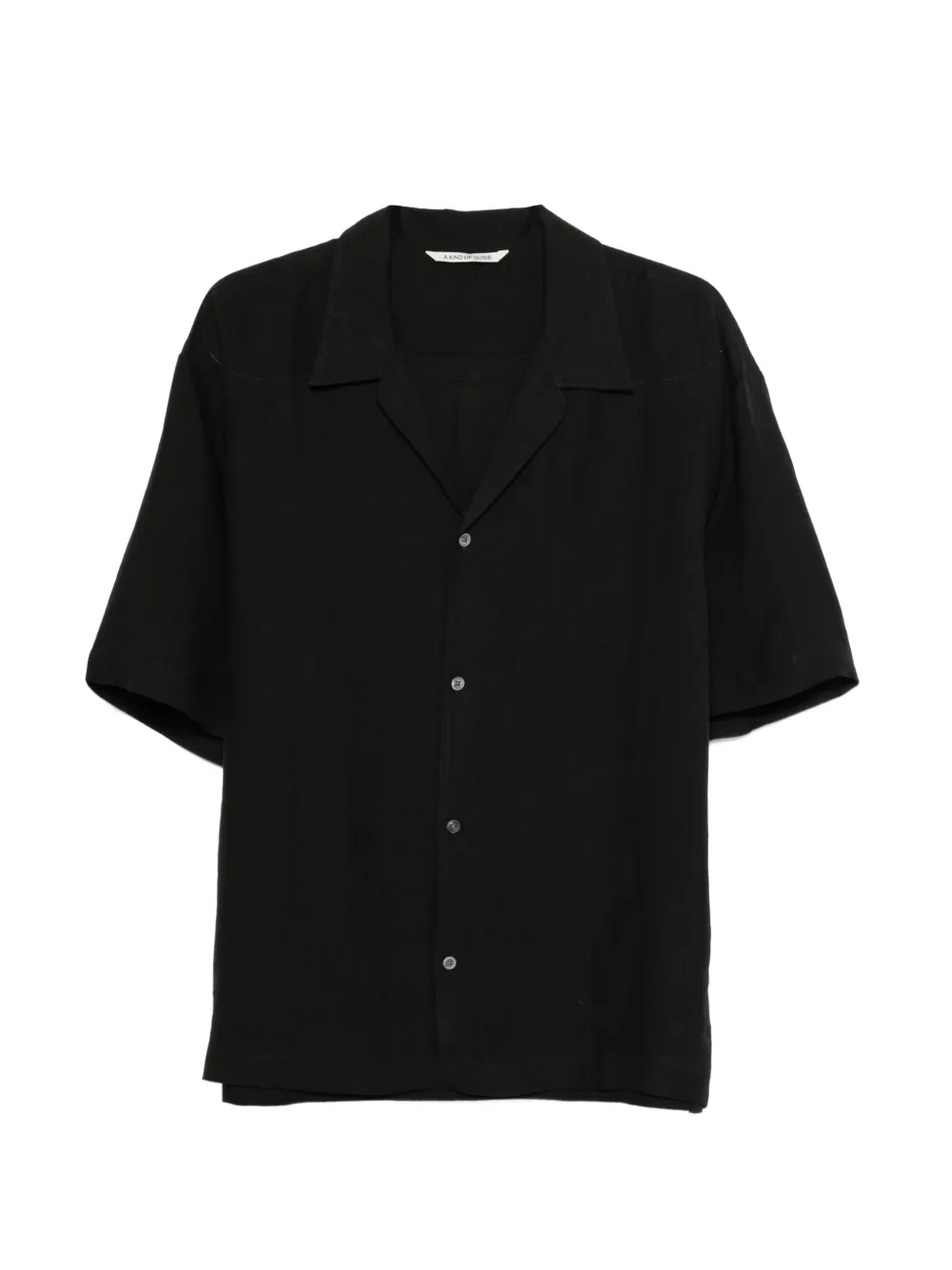 short-sleeve linen shirt