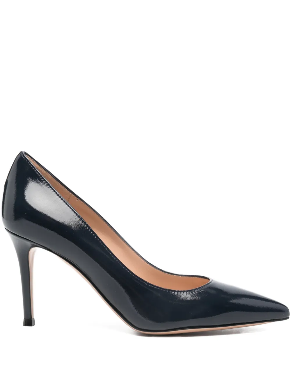 Gianvito Rossi 85 mm pumps van kalfsleer Blauw