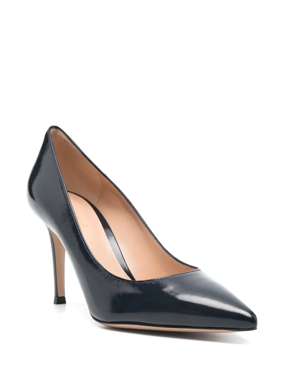 Gianvito Rossi 85 mm pumps van kalfsleer Blauw