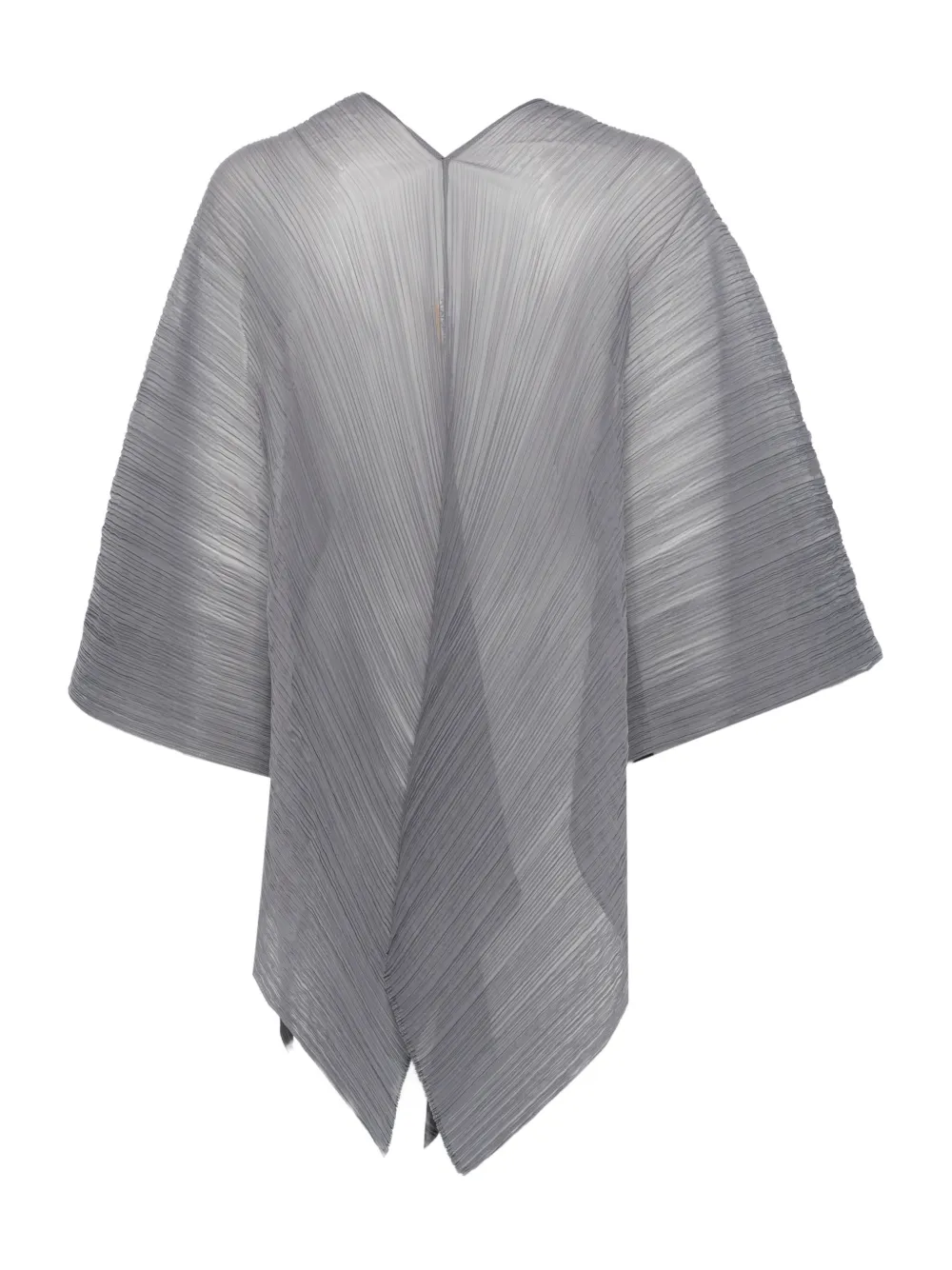 Pleats Please Issey Miyake Geplooide sjaal - Grijs