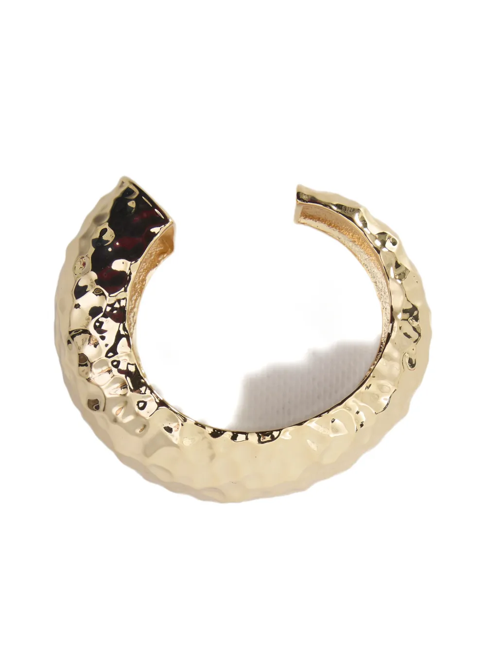 Self-Portrait hammered bracelet | Gold | Image 1