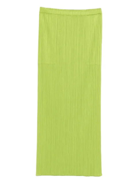 Pleats Please Issey Miyake pleated mid skirt