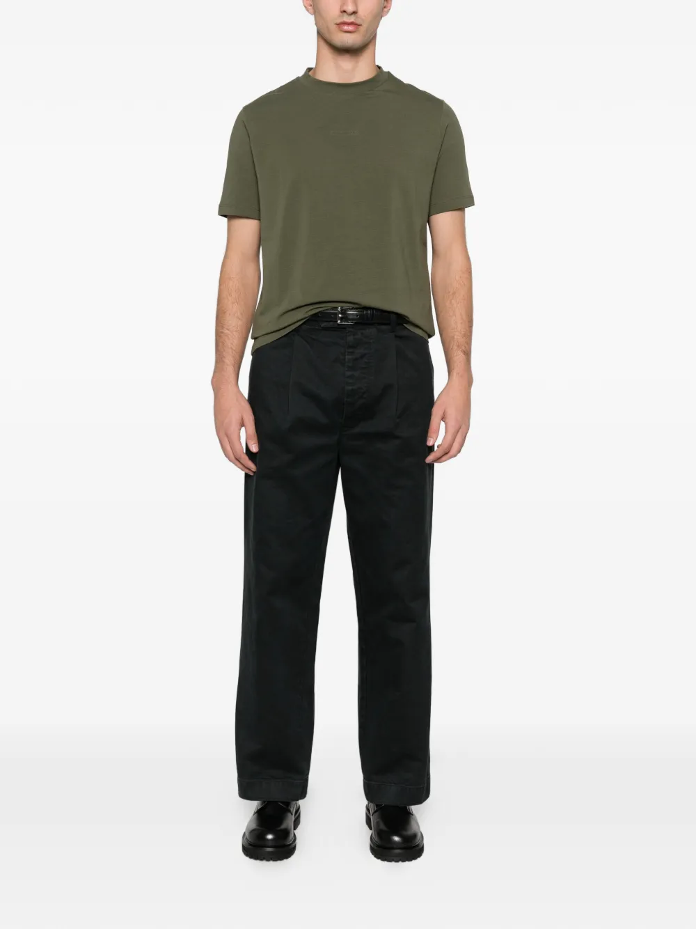 Karl Lagerfeld crew-neck T-shirt - Groen