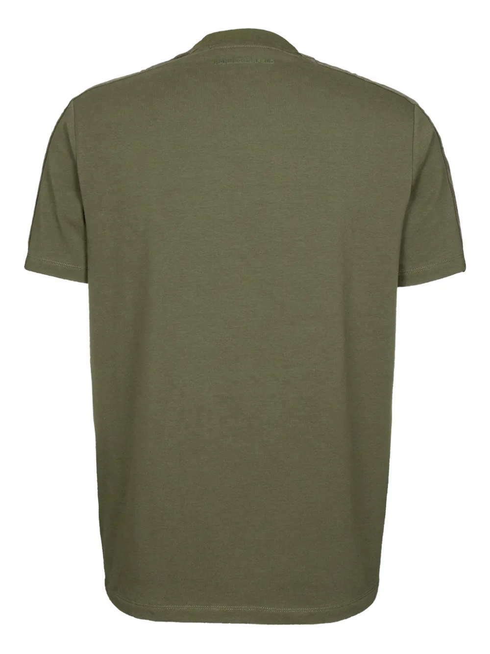 Karl Lagerfeld Embossed Panel T-shirt In Green