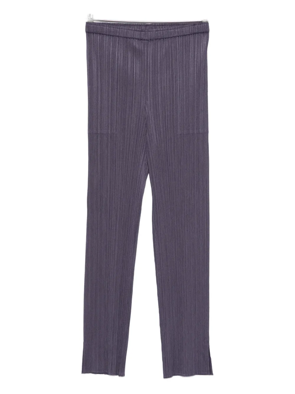 Issey Miyake Pleated Split Trousers In Purple