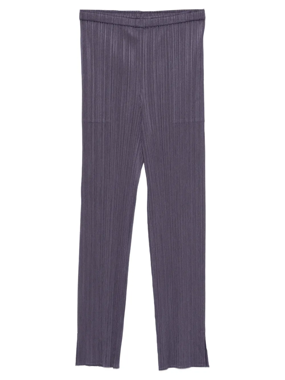 Pleats Please Issey Miyake pleated split trousers | Grey | Image 1