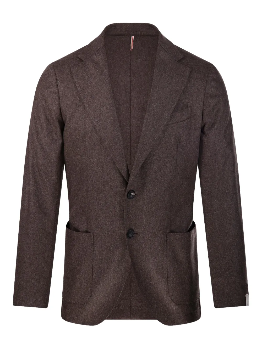 Santaniello two-button wool jacket | Brown | Image 1