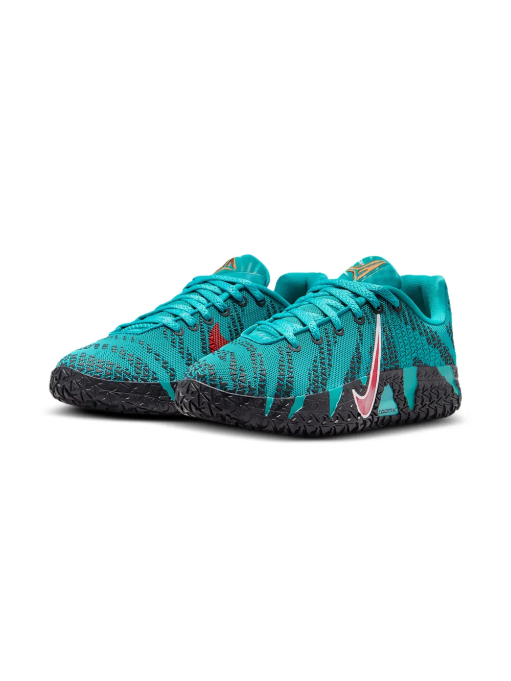 Nike Kids Ja 3 logoprint sneakers Groen