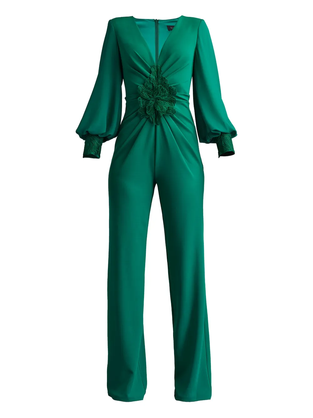 Tadashi Shoji Sahana Bishop Jumpsuit In Green