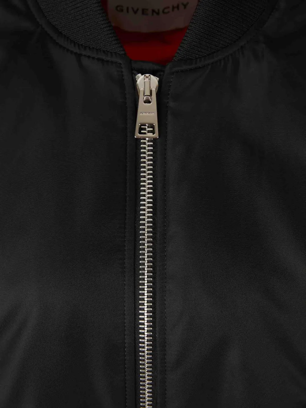  Givenchy High Collar Flap Pocket Coat - Black 