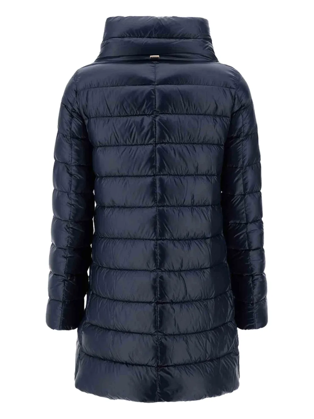 Herno Amelia Funnel-neck Padded Jacket In Blue