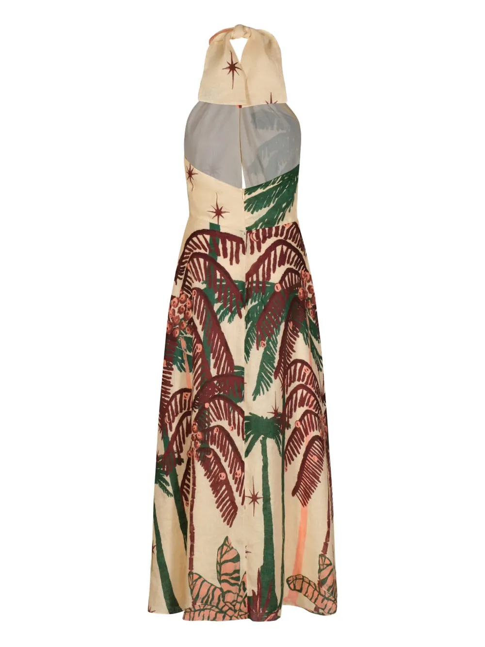 Johanna Ortiz Western Elements floral maxi dress - Beige