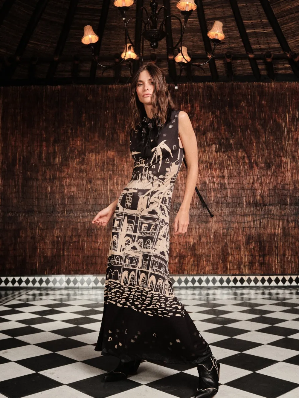 Johanna Ortiz Cardinal Direction Printed Satin-jersey Maxi Dress In Multi