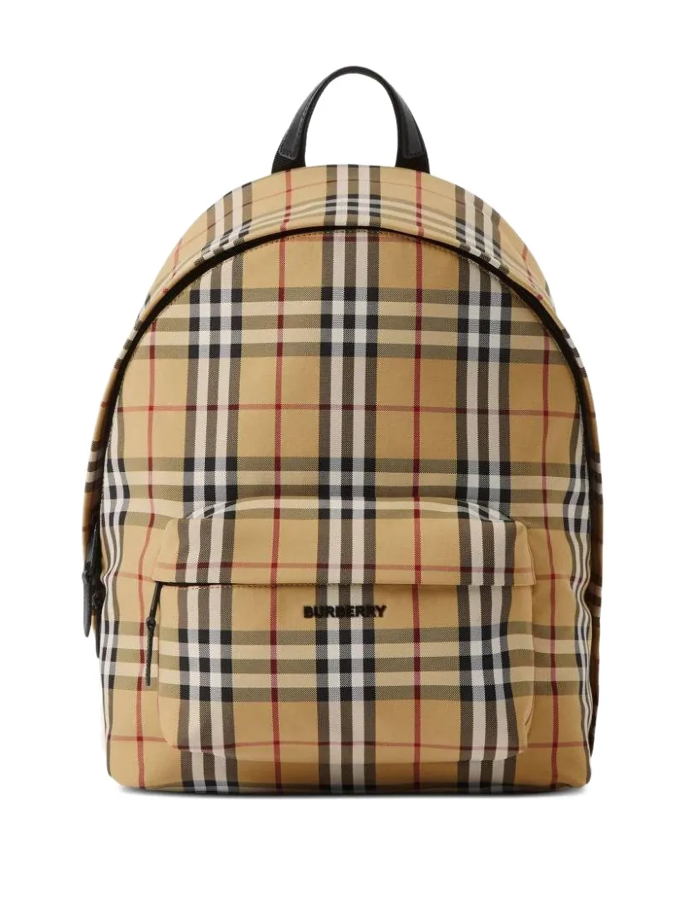 Burberry check-pattern backpack Beige