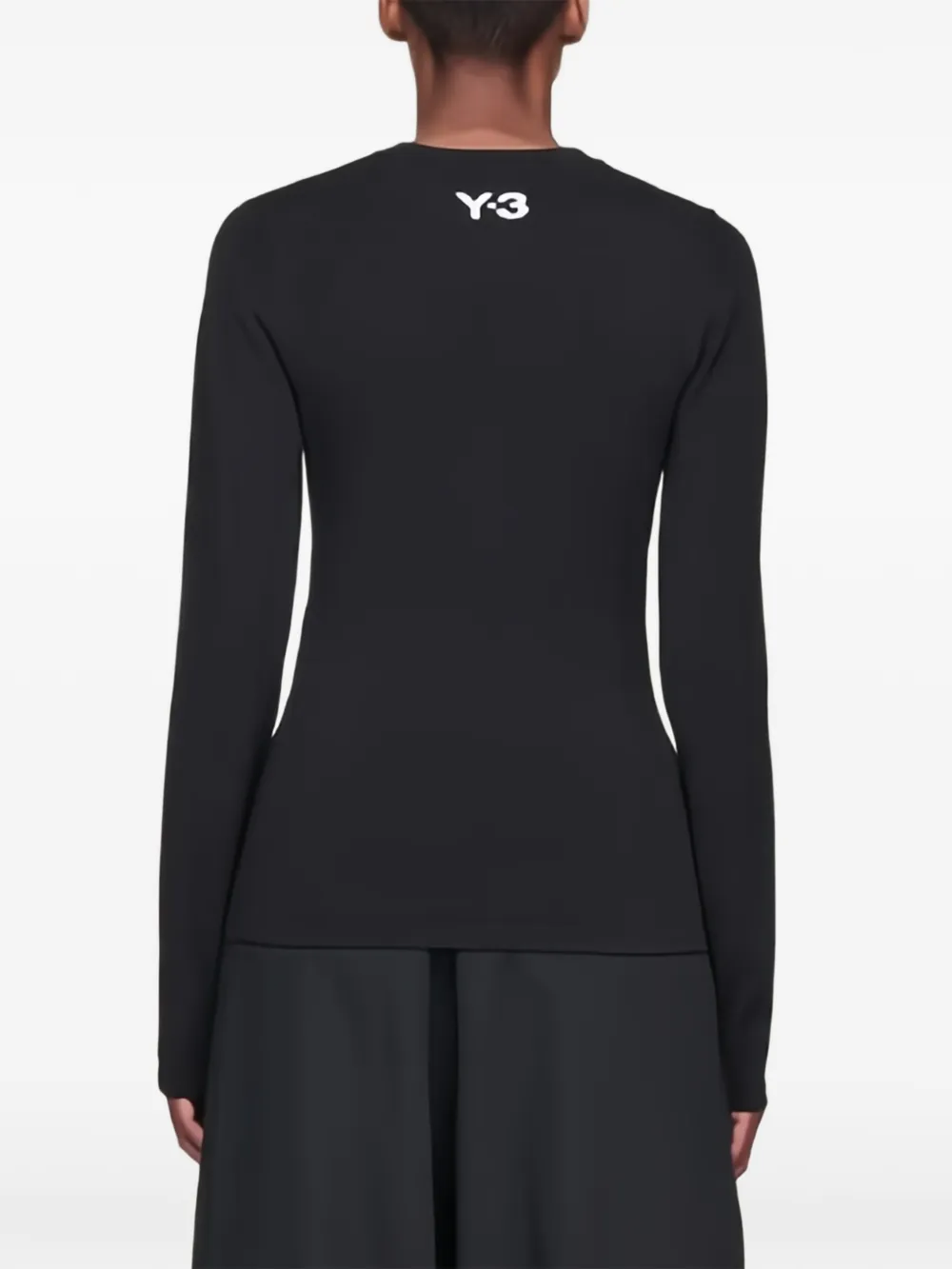 Y-3 Long-sleeve T-shirt In Black