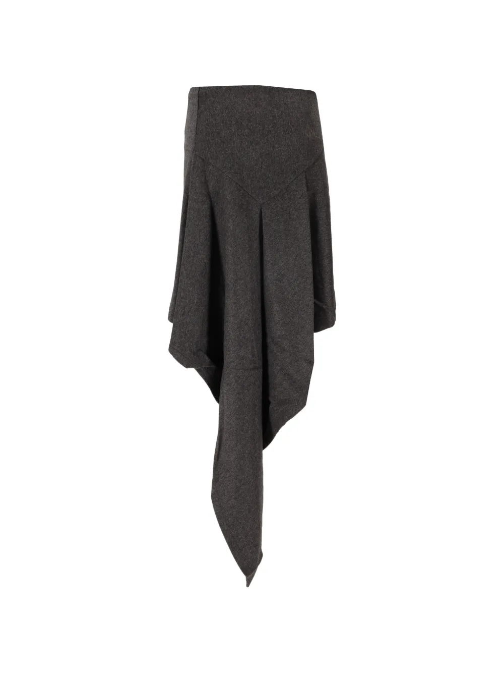 Niccolò Pasqualetti cascata wool skirt - Grigio