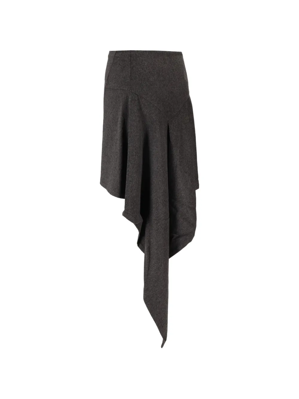  Niccolò Pasqualetti Cascata Wool Skirt - Grey 