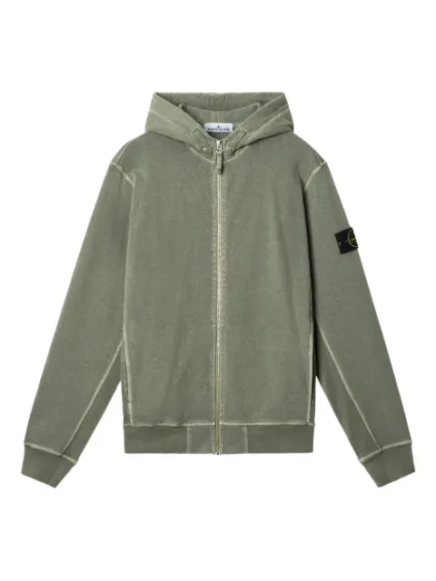 Stone Island hooded zip sweatshirt