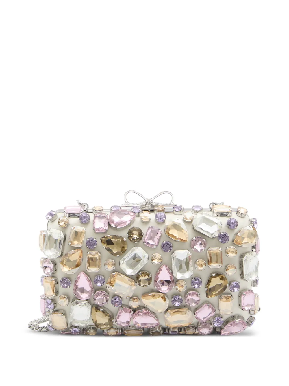 Self-Portrait crystal-embellished clutch bag | blanco | Image 1