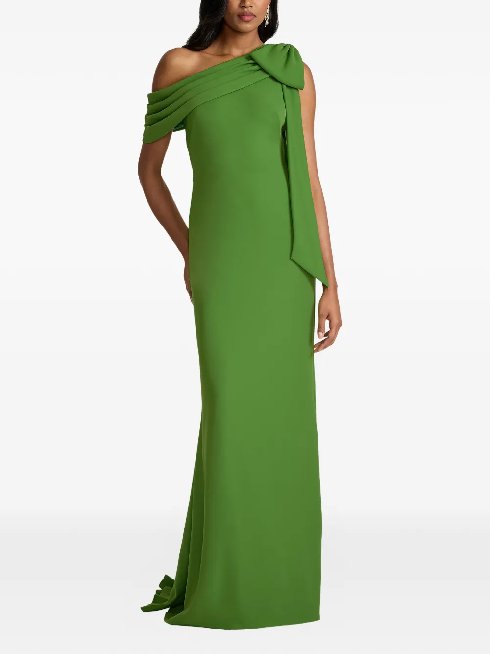 Tadashi Shoji Asymmetrische maxi-jurk - Groen
