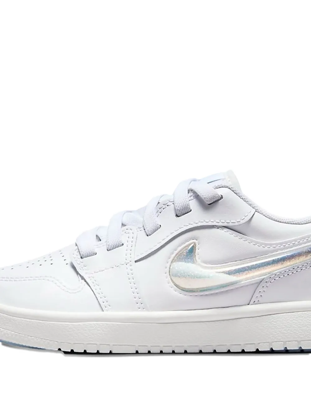 Jordan Kids Air Jordan 1 leather sneakers Wit