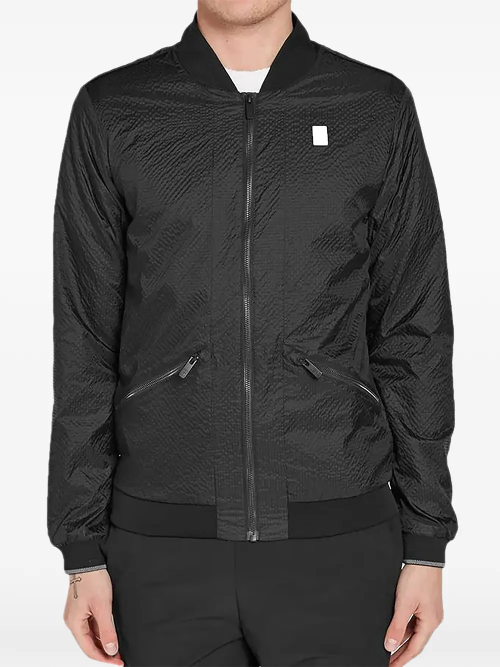 Nike chamarra bomber con cierre | negro | Image 1