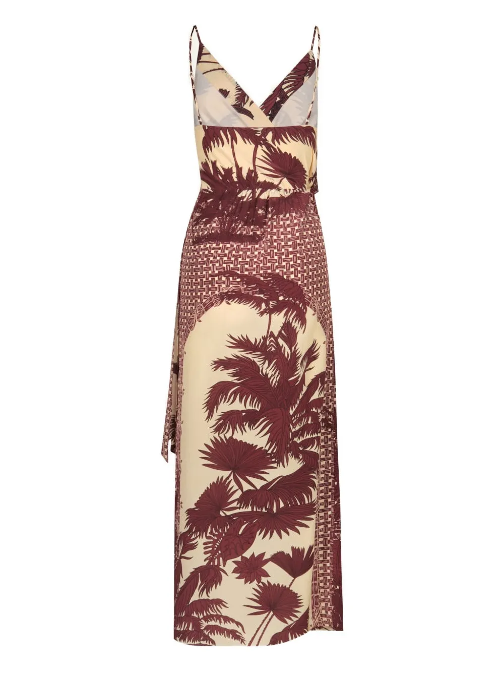 Johanna Ortiz Nouvel Arôme ruffled midi dress - Beige