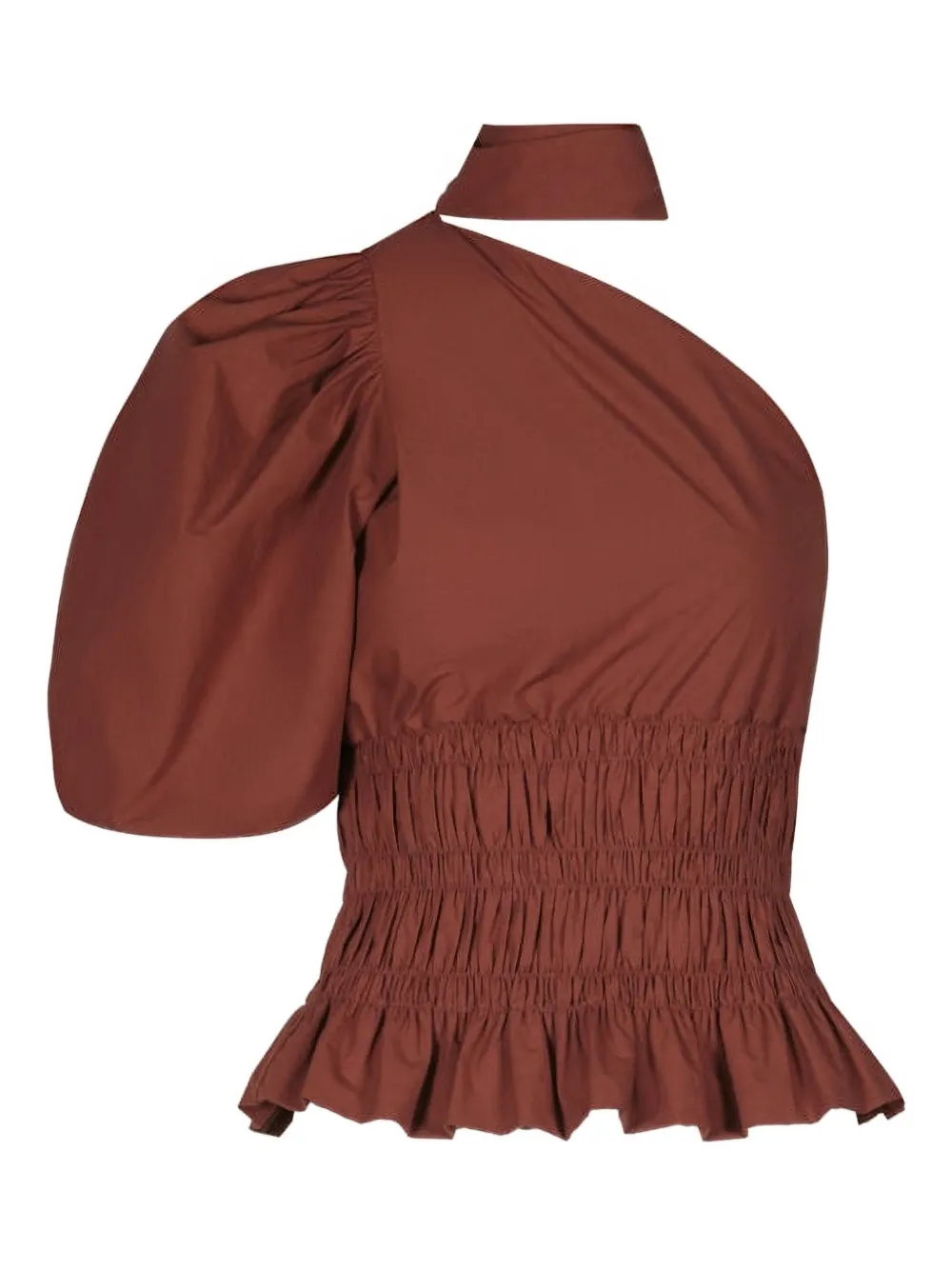 Johanna Ortiz Ritmo Loco ruffled top - Marrone