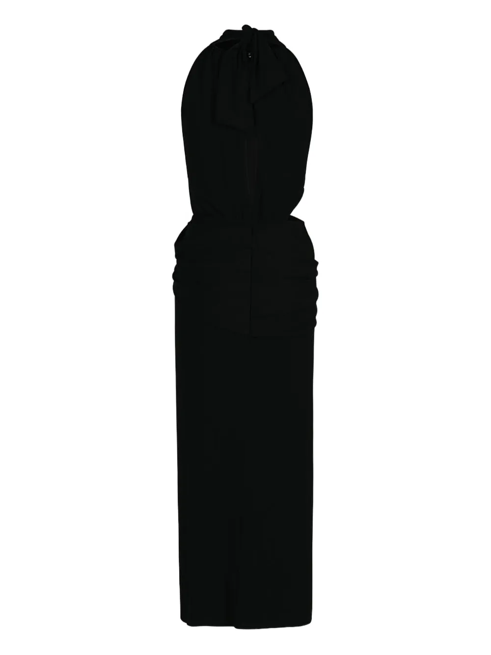 Johanna Ortiz Retro drape maxi dress - Zwart