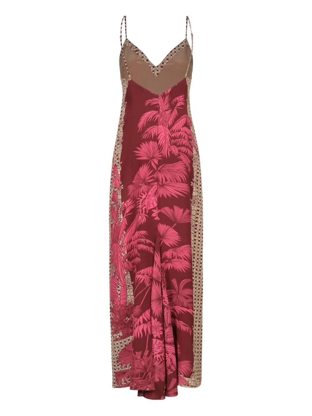 Johanna Ortiz Tropical Harmony printed maxi dress - Rood