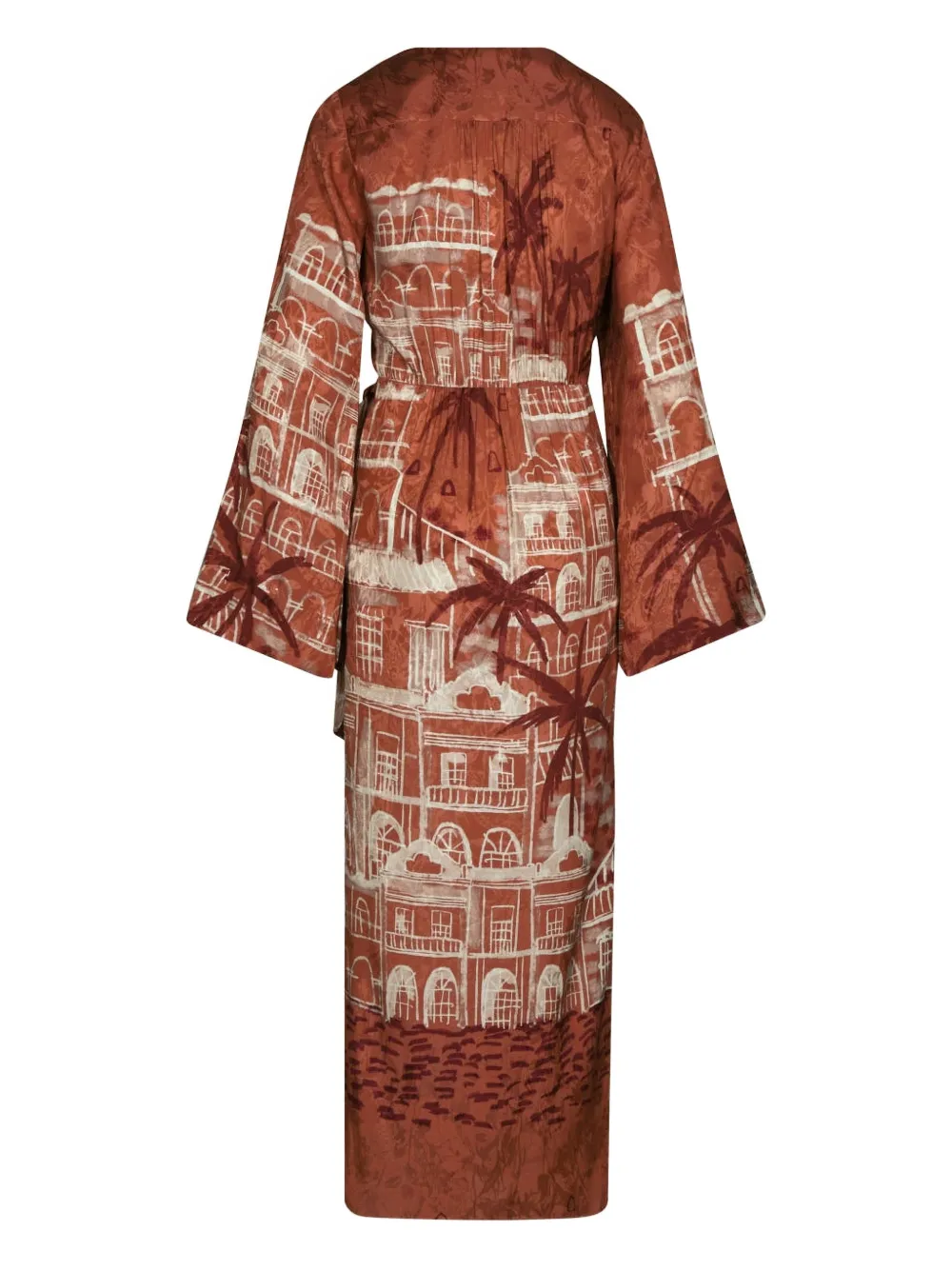 Johanna Ortiz Ollantay Printed Maxidress In Multi