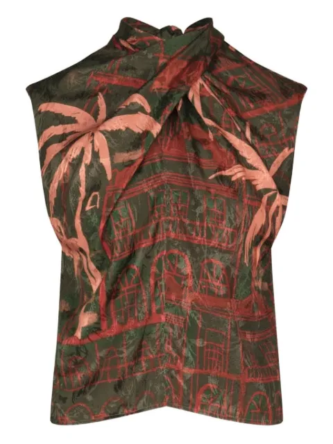 Johanna Ortiz Mystic Shore printed top