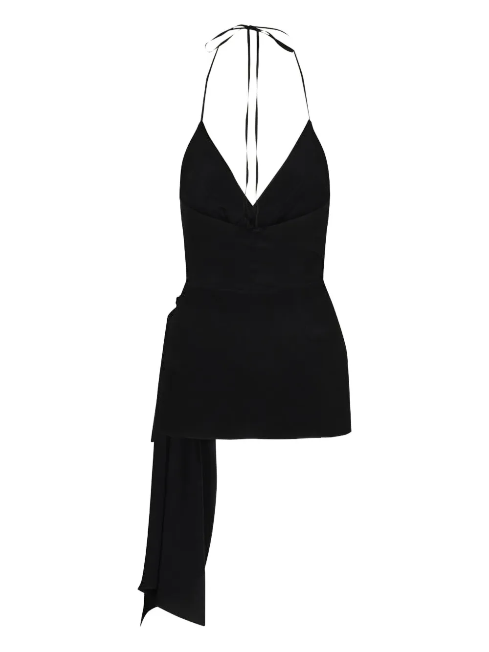 Johanna Ortiz Gentle wrap top - Zwart