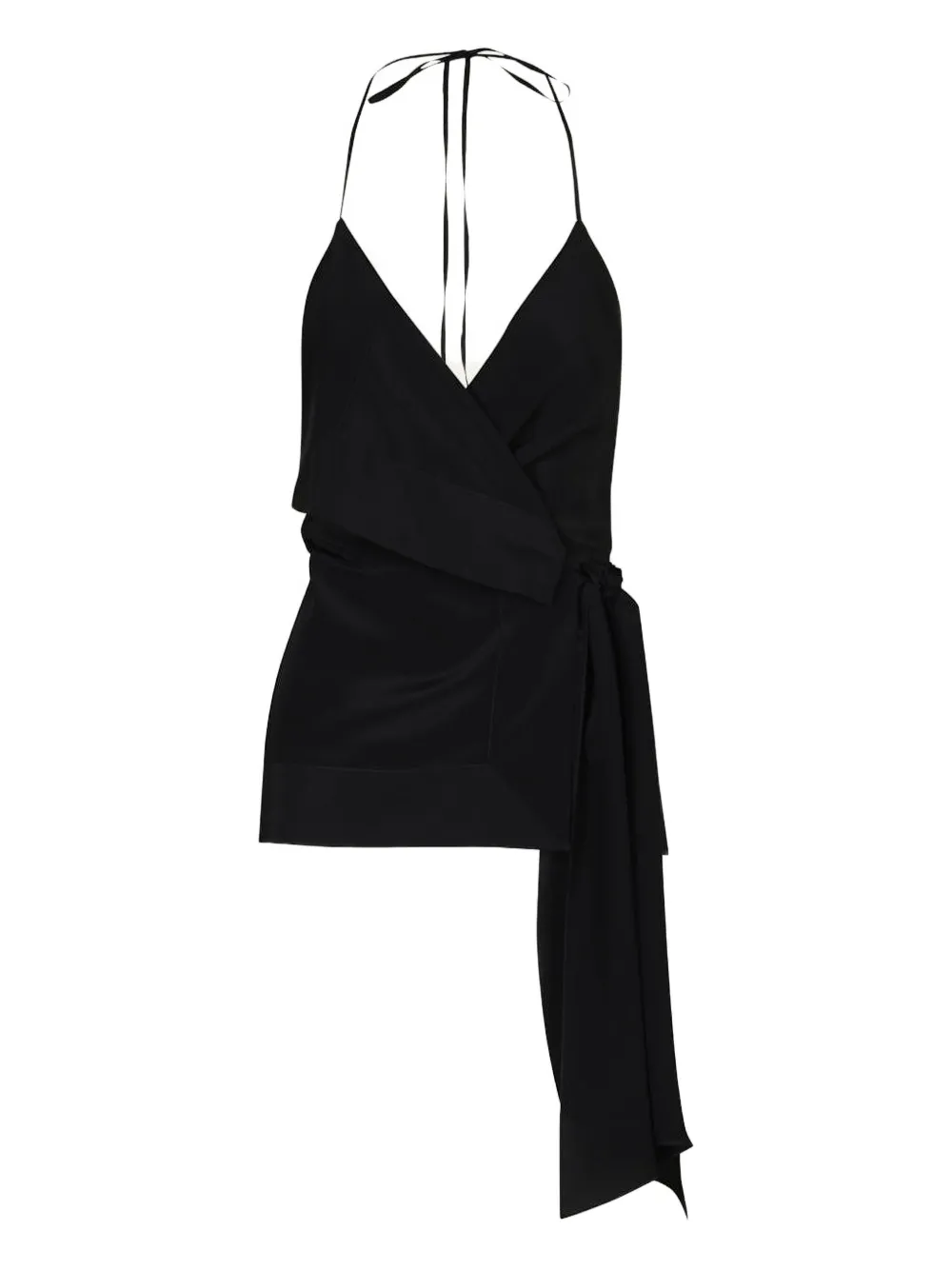 Johanna Ortiz Gentle wrap top | Black | Image 1