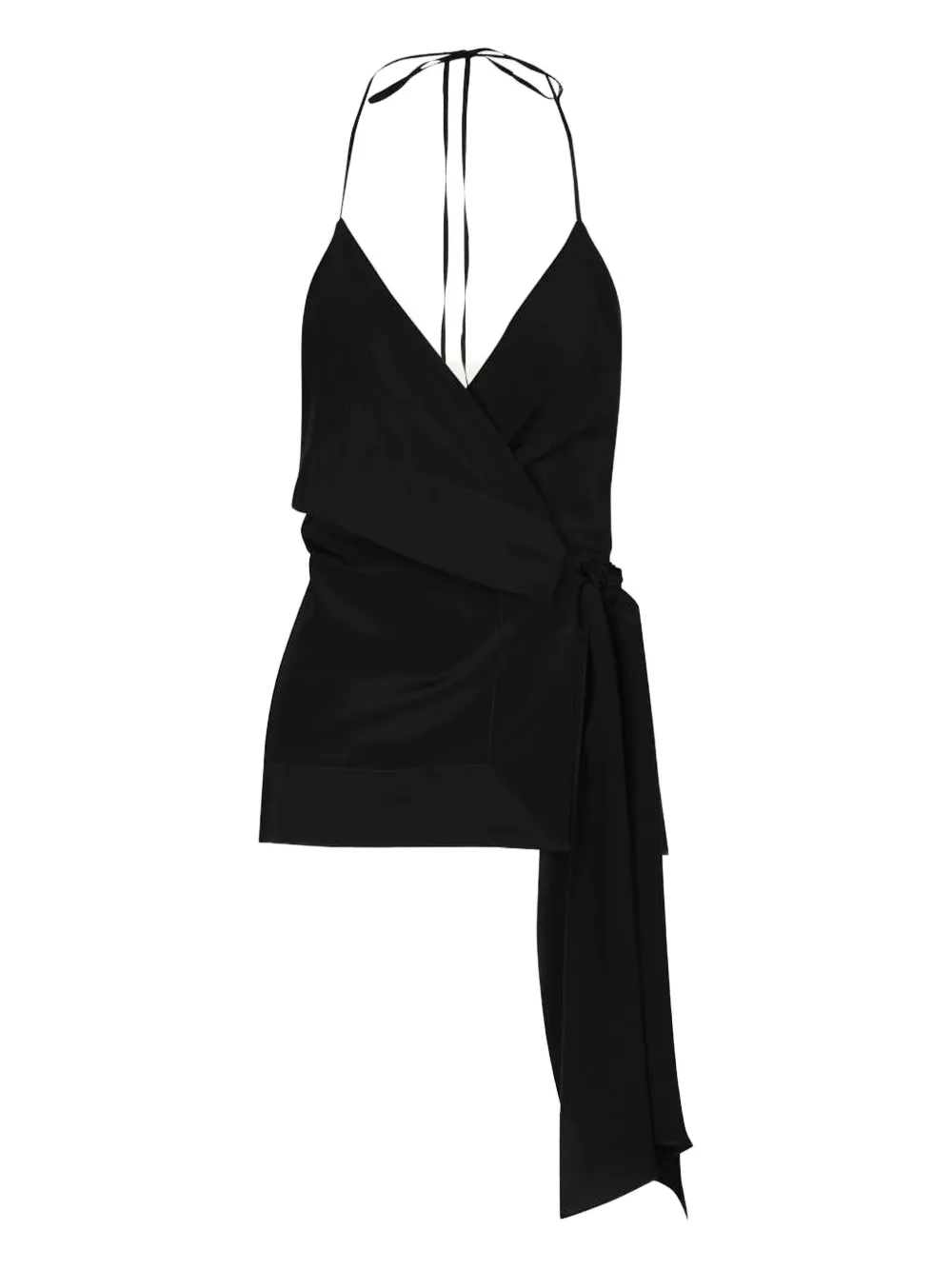 Johanna Ortiz Gentle wrap top | Black | Image 1