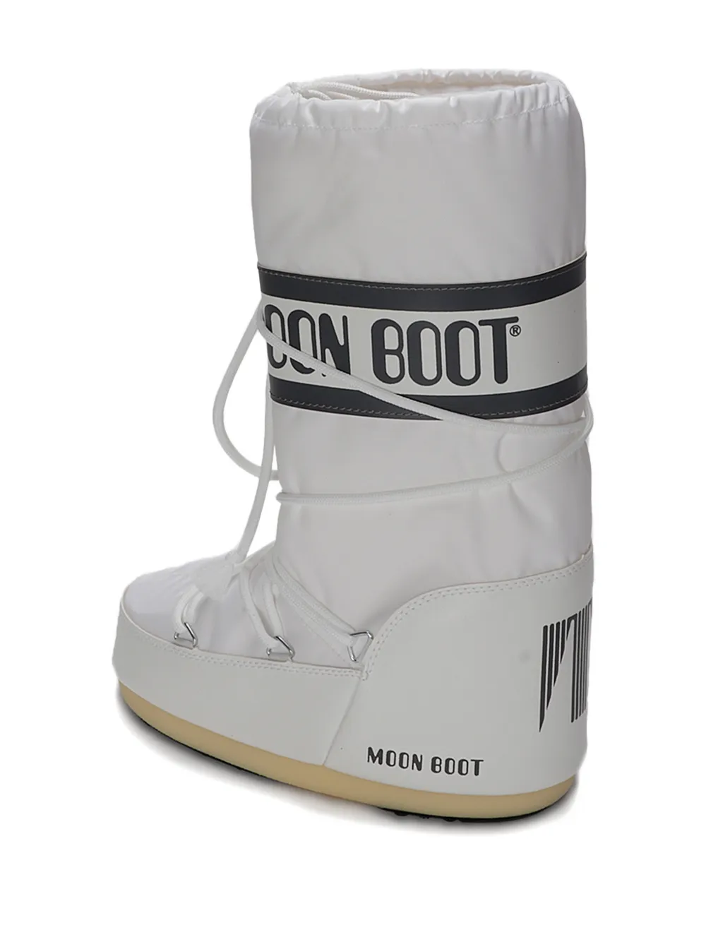 Moon Boot Lace-up Boots In Gray