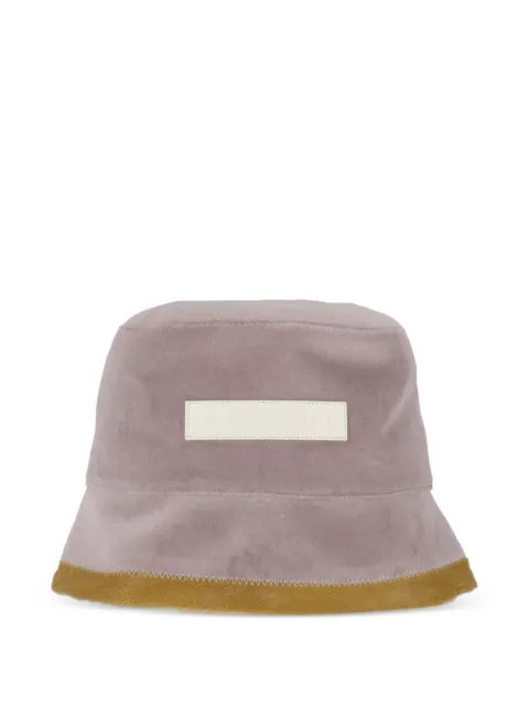 Marni logo-patch trim bucket hat