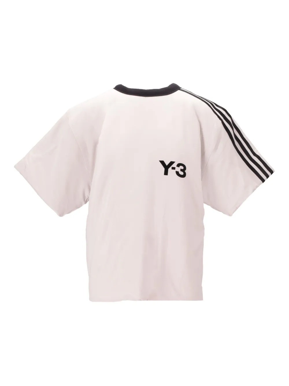 adidas Y-3 padded stripes t-shirt - Bianco