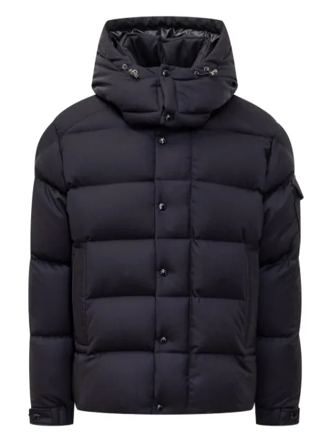 Moncler Maya 70 hooded welt-pocket puffer jacket