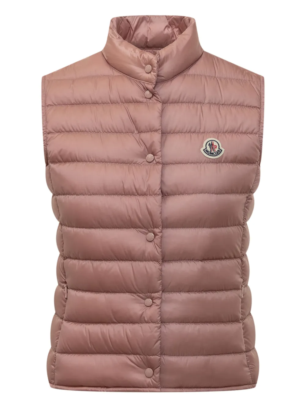 Moncler Liane buttoned gilet | Pink | Image 1