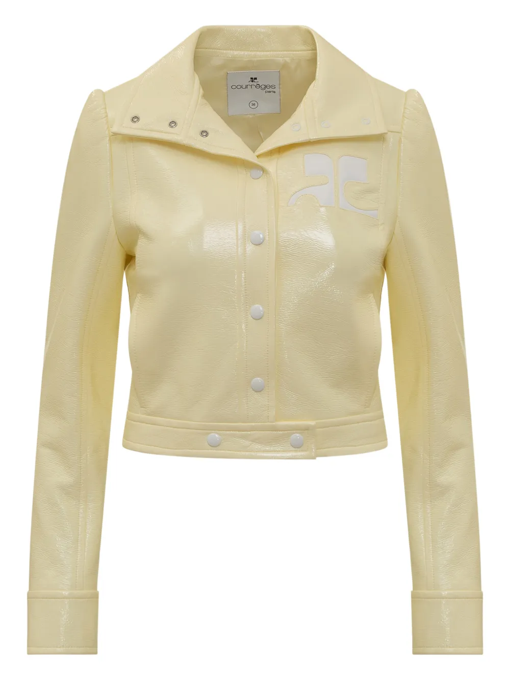 Courrèges logo-detail jacket | Yellow | Image 1