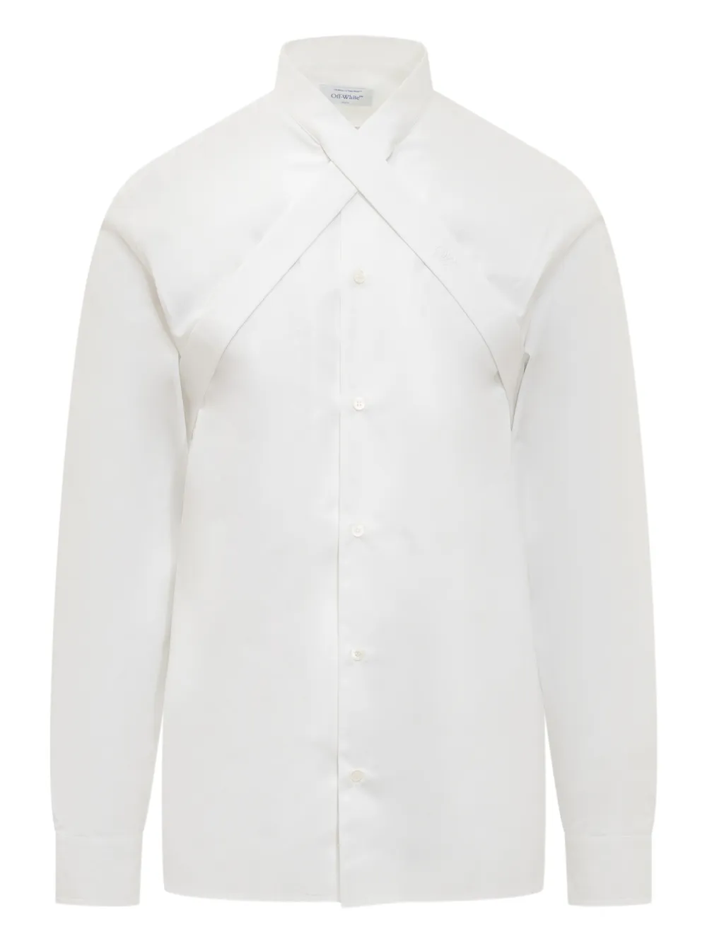 Off-White Camicia con dettaglio a incrocio - Bianco