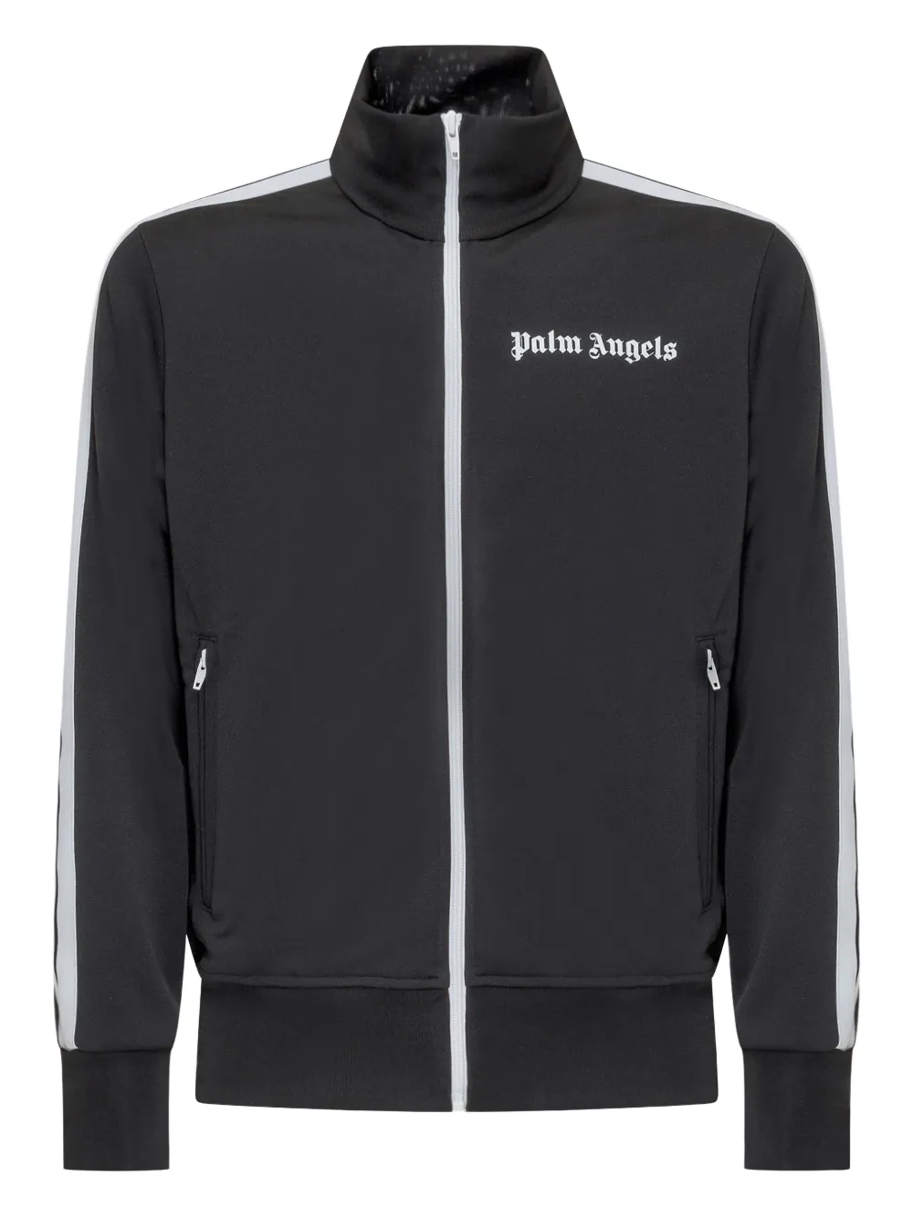 Palm Angels stripe-detail zip-fastening jacket - Schwarz