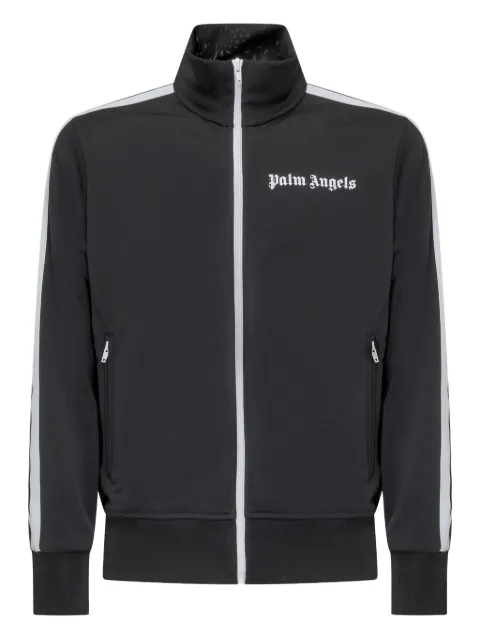 Palm Angels randig jacka med dragkedja