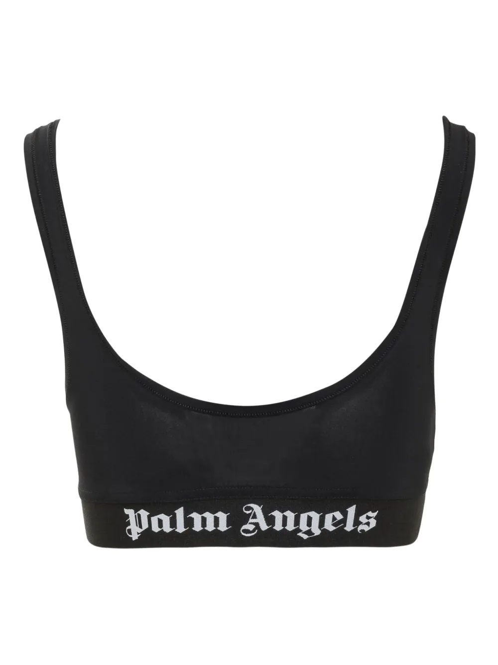 Palm Angels Top met logoprint Zwart