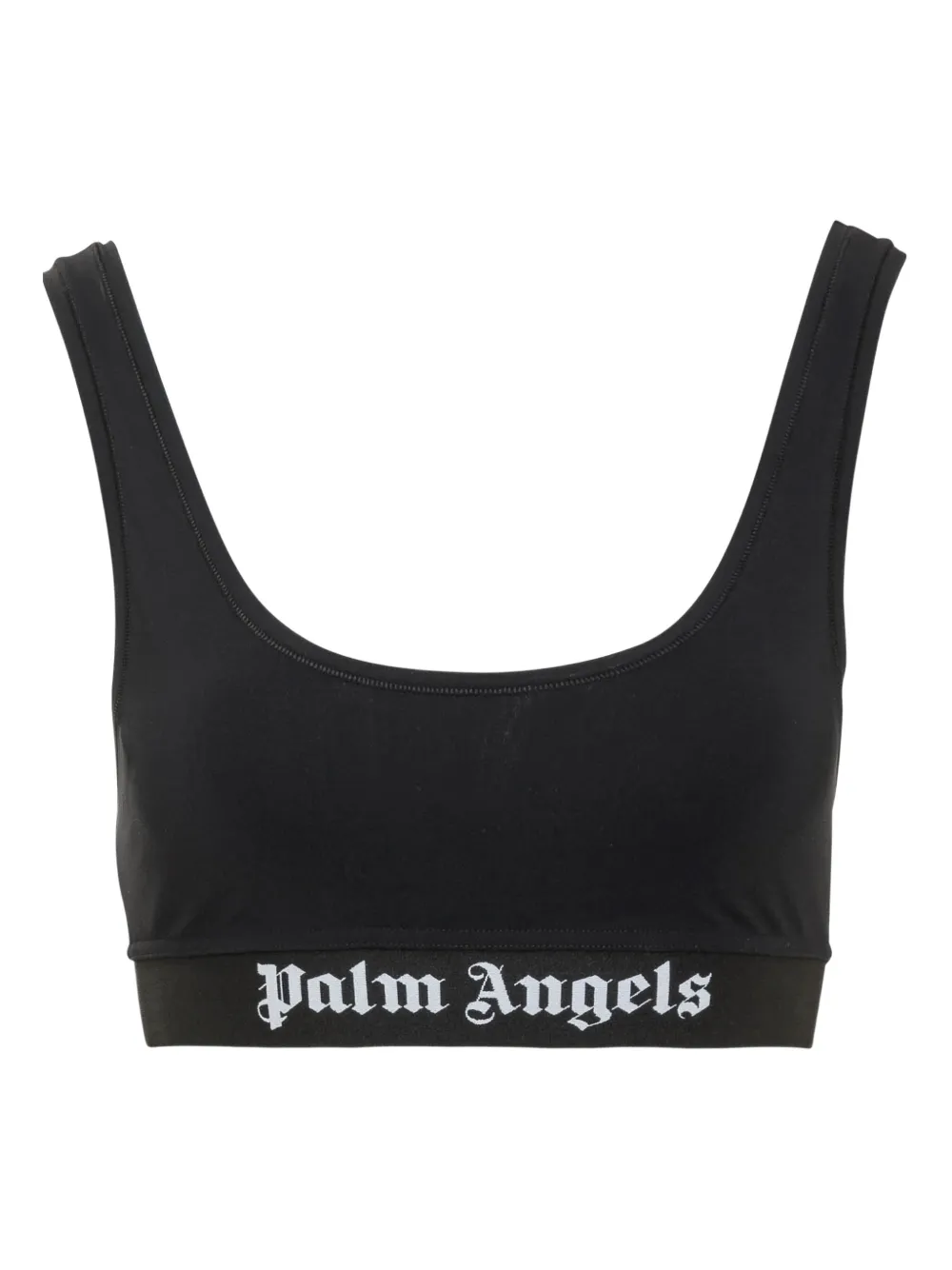 Palm Angels Top con stampa - Nero