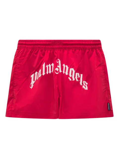 Palm Angels Kids short de bain à logo imprimé